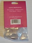 Love Gemstones Rose Quart   Clear Quartz Pkg Of 4 Tumbled Stones As Pictured