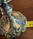 Candelabra - Sheffield Silver Co  Made In Usa  3 Arms  Heavy Candle Holder 