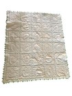 Handmade Precious Moments Baby Crib Quilt Alphabet Cross Stitch Blocks Blanket