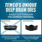 Temco 4  Hydraulic Knockout Punch Electrical Conduit Hole Cutter Set Ko Tool Kit