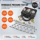 Uimoso Hydraulic Pressure Test Kit With Gauges  Couplings  Connectors  And Hoses