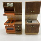 Lundby Dollhouse Furniture Kitchen Oven Cabinets Table  unknown Pieces Read