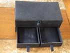 Read Info - Empty Box - Vintage Rare Guerlain Mini Perfume Blue Satin Box 6 5 W