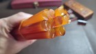 Original Amber Bakelite Catalin Rods   For Making Prayer Beads  Rosary
