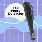Detangling Hair Brush For Men  Black - Stimulates Scalp   Beard For Fuller St   
