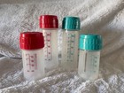 Vintage Lot Of Four  4  Genuine 1990s Playtex Nurser Drop-in Baby Bottle Shells 