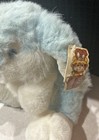 Vintage Blue Easter Bunny Rabbit Plush Stuffed Animal Unbranded Tagged