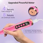 Professional Manicure Pedicure Kit Cordless Electric Nail File Set 6 Speed Cordl