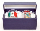 Mexico Souvenir Boxed Shot Glass Set  set Of 2 