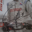 Ryan Hunter-reay  21 Autographed Hero Card Williamrast Vision Racing Indycar