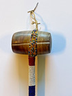 Native American Indian Ceremonial Skull Cracker  Beaded  1890s To Early  1900s