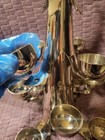 Vintage 13    Metal Christmas Tree Candle Holder 12 T-light  Decor Made In India