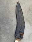 An Antique Napalese Kukri Knife With Bone Handle