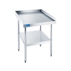 30 x30  Stainless Steel Table With Backsplash And Sidesplashes      