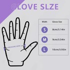 100 Disposable Nitrile Gloves Powder Free Latex Free Medical Use   Food Grade