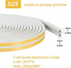 Indoor Weather Stripping  Self Adhesive Foam Window Seal Strip For Doors And Win
