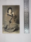 Vintage Bromide Photo 1940s  Japanese Kimono Actress  12728