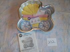 Wilton Baby Carriage Buggy Stroller Cake Pan Aluminum Baby Shower Mold 2105-3319