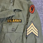 Us Army Shirt Jacket Og 107 50s Korean War Medium 1950s Patched 