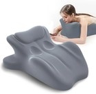 Ergonomic Memory Foam Wedge Pillow  27   Angled Support For Neck And Waist 