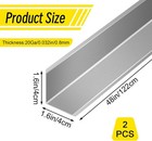 2pcs Metal Aluminum Steel Corner Guards 48    Metal Wall Corner Protector Guard