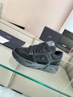 Amiri  All Black Rhinestone Skate Shoes Chunky Laces Platform Sneakers  11