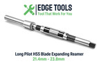 H10 Long Pilot Hss Blade Expanding Hand Reamer 21 4mm - 23 8mm Kingpin Reamer
