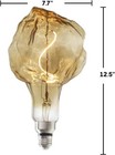 G  r  nd N  ost  lgic Natural Collection Glacier 4w Led Oversized Bulb_ships Usa
