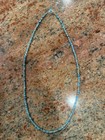 Native American Rare Sleeping Beauty Spider Web Turquoise Necklace  Navajo Ss