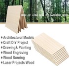 5 Pack 12 x12 x1 8 Basswood Sheets For 12 X 12 X 1 8 Inches  12x12x3mm