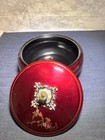 Vintage Lacquer Natsume Tea Caddy     Snack small Item Container Showa Era