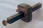 Antique Wooden Double Pin Mortise Marking Gauge With Brass Inlay  -  229