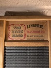 Vintage National Washboard 703 Hand Clothes Washing Board Lingerie Zinc King 