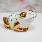 Vintage Chinese Feng Shui Frog   Porcelain Handmade Guild Good Luck Home Decor -