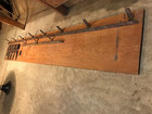 Antique Barn Door Rollers With Track Pcs   Architectural Salvage