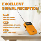 Am fm sw Portable Radio D220 Pocket Mini Radio Aa Battery Powered Great Receiver