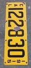 1915 California License Plate Porcelain 122830