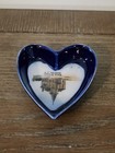 Antique Porcelain Heart Shaped Trinket Dish - High School Ashton  South Dakota 