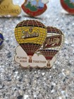 Vintage Hot Air Balloon Lot Of 23 - Strohs Schlitz Beer Ford Enamel Lapel Pins