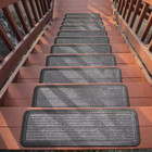Easy Clean  Waterproof  Low Profile Non-slip Indoor outdoor Rubber Stair Treads 