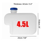 4 5l Plastic Fuel Oil Gasoline Tank Kit For Car Truck Air Diesel Parking Heater