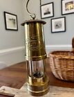 Vintage Cambrian Miners Safety Lamp W r clanny-sir H  Davy Brass Great Condition