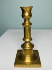 Imperial Russia Antique Candlesticks  Stamped Pair  Brass 19thc Empire 6 5   