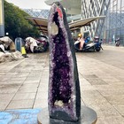 60 05lb Large Natural Amethyst Geode Quartz Crystal Cluster Cathedral Energy Hea