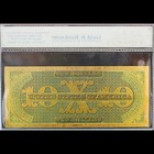 100mg 24k Gold 1861  10 Ten Dollars Legal Tender Currency Banknote With White Co