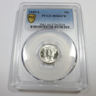 1945 S Pcgs Ms66 Fb Full Bands - Silver Mercury Dime 10c Us Coin  56170a