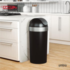 Umbra Venti Kitchen Trash Can With Swing Top Lid  Large 16-gallon  62 L  Capacit