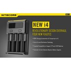  new  Nitecore I4 Intellicharger 4-slot Universal Charger