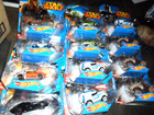 2014 Hot Wheels Star Wars Case  12  Cars Cgw35-999b Yoda Tusken Raider R2d2   