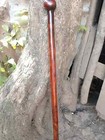 Original 1920 Style African Rosewood Ironwood Mahogany Walking Hiking Stick Ambi